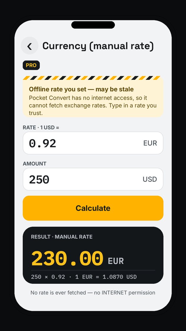 Pocket Convert screenshot 5