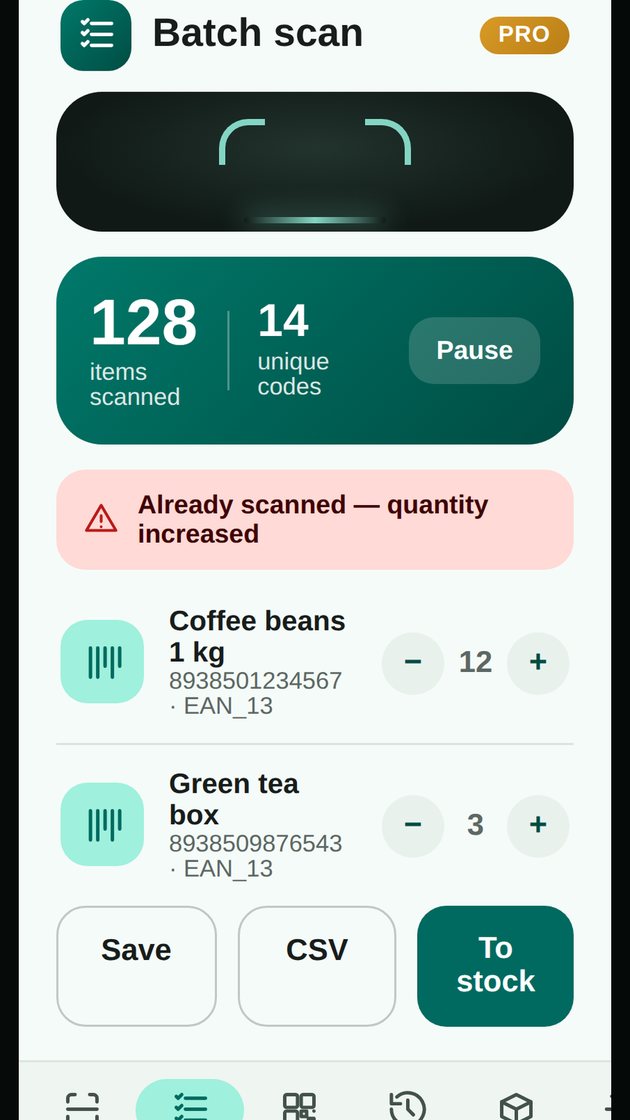 QR Shop screenshot 2